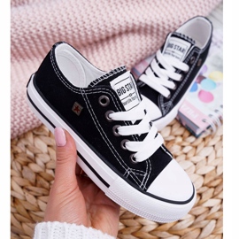 Încălțăminte pentru copii Adidași Big Star Black FF374206 alb negru 3