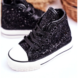 FRROCK Adidași pentru copii Shiny High Black Ally negru 3