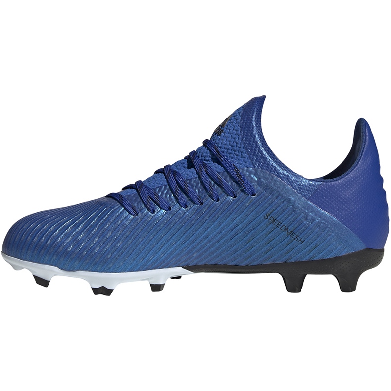 Pantofi de fotbal Adidas X 19.1 Fg Jr albastru EG7164 1