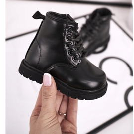 FRROCK Cizme calde negre Ammy negre pentru copii negru 1