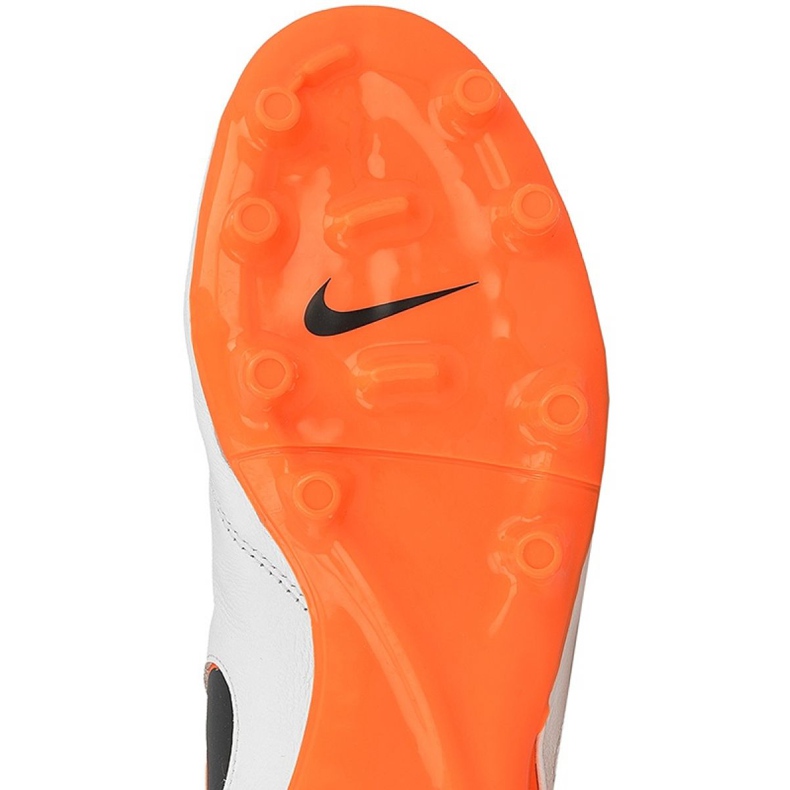 Pantofi de fotbal Nike Tiempo Mystic V Fg M 819236-108 portocaliu, alb, portocaliu alb 1