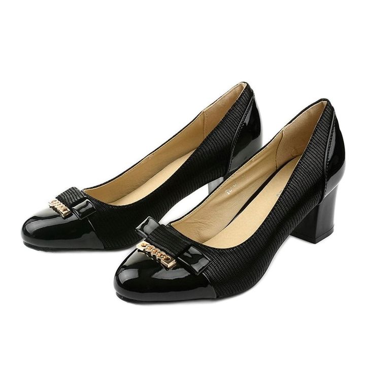 Pompele negre pentru femei pe un stâlp Greenbane negru 2