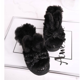 FRROCK Adidași negri Mumi Warm pentru copii negru 2