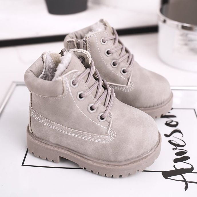 FRROCK Cizme pentru copii călduroși, gri Dexter 1