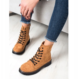 Small Swan Trappers din piele de cămilă maro 1 Small Swan Trappers din piele de cămilă maro 1