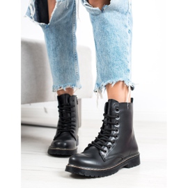 Small Swan Cizme negre negru 2