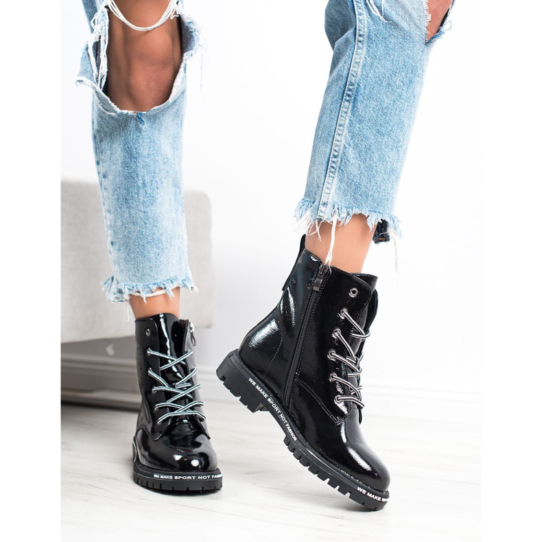 Goodin Trappers lacuit alb negru 1