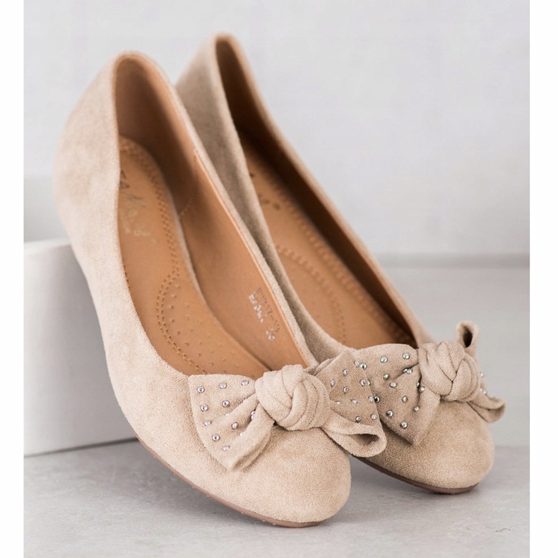 Fama Wedge Ballerina bej 1