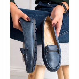 Clowse Mocasini confortabili albastru marin 1 Clowse Mocasini confortabili albastru marin 1