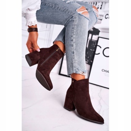 Vinceza Cizme de damă Warm Eco Suede Brown Maro Atât de bine 2