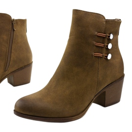 Botine din piele de căprioară kaki pe stâlpul Keenshaper verde 1 Botine din piele de căprioară kaki pe stâlpul Keenshaper verde 1