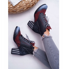 Cizme pentru femei din piele Maciejka negru 03190 multicolor 3 Cizme pentru femei din piele Maciejka negru 03190 multicolor 3