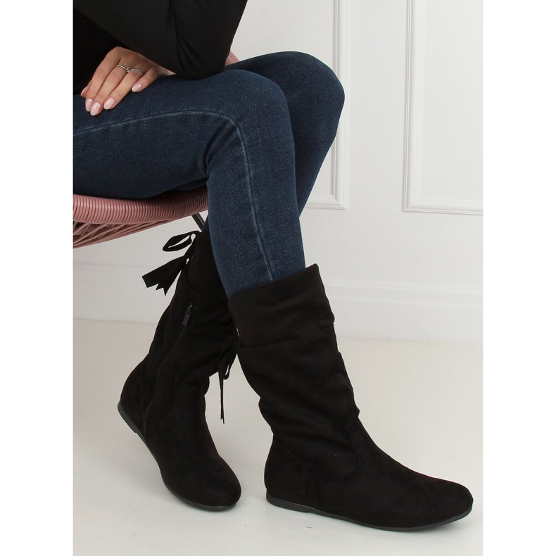 Curele negre pentru femei DH29 Negru 2