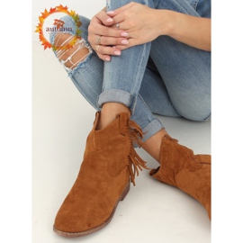Cizme în stilul cămilei boho 688-A99 Camel maro multicolor 1