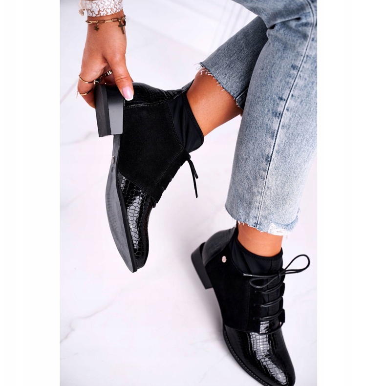 Cizme de Damă Piele Maciejka Negru 04744-20 2 Cizme de Damă Piele Maciejka Negru 04744-20 2