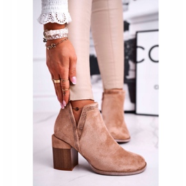 MSMG Cizme de damă pe toc tăiate Kaki Meliori Dream 2 MSMG Cizme de damă pe toc tăiate Kaki Meliori Dream 2