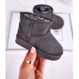 Cizme de zăpadă pentru copii pentru copii cald Gooby Grey gri 1 Cizme de zăpadă pentru copii pentru copii cald Gooby Grey gri 1