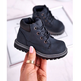 Apawwa Cizme de drumeție pentru băieți pentru copii bleumarin Moa albastru marin 2