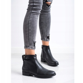 Cizme negre clasice de la Sergio Leone negru 1