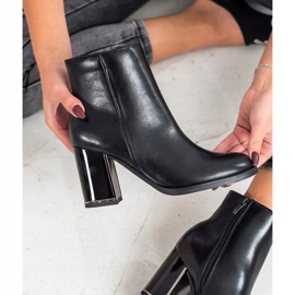 Goodin Cizme elegante cu toc negru 2 Goodin Cizme elegante cu toc negru 2