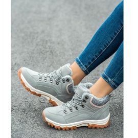 Ax Boxing Încălțăminte de trekking confortabilă gri 1 Ax Boxing Încălțăminte de trekking confortabilă gri 1