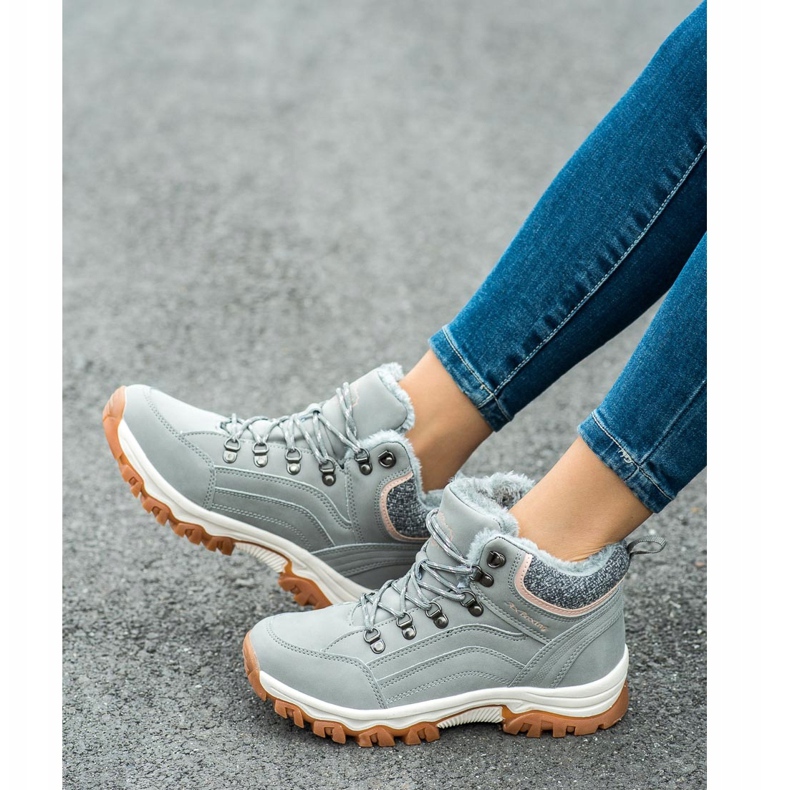 Ax Boxing Încălțăminte de trekking confortabilă gri 1 Ax Boxing Încălțăminte de trekking confortabilă gri 1