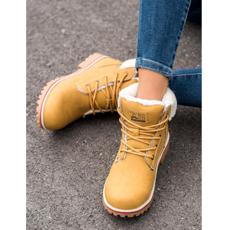 Arrigo Bello Pantofi de trekking calzi galben 2