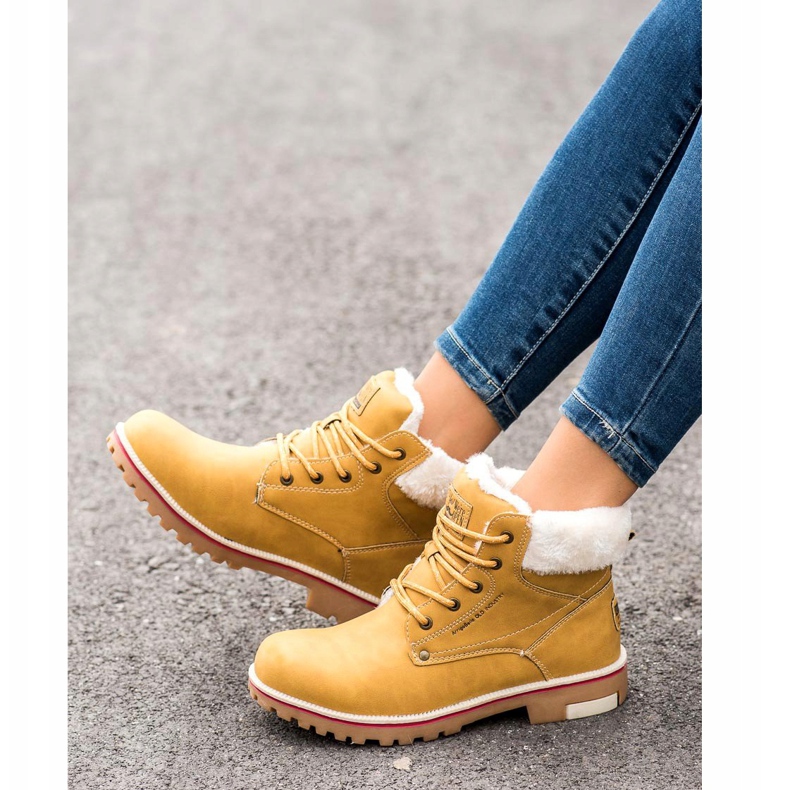 Arrigo Bello Pantofi de trekking calzi galben 1