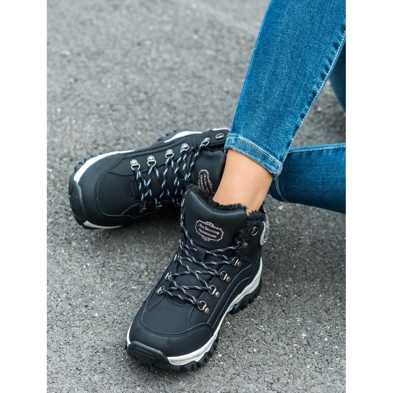 Ax Boxing Încălțăminte de trekking confortabilă negru 2 Ax Boxing Încălțăminte de trekking confortabilă negru 2