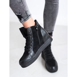 Bestelle Încălțăminte pană confortabilă negru 1