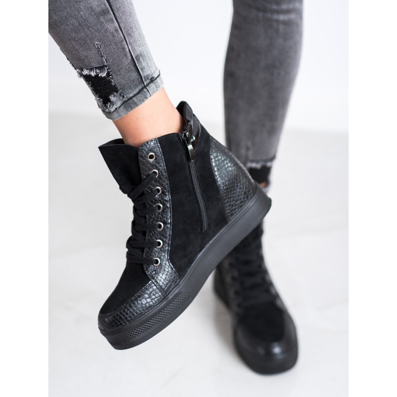 Bestelle Încălțăminte pană confortabilă negru 1