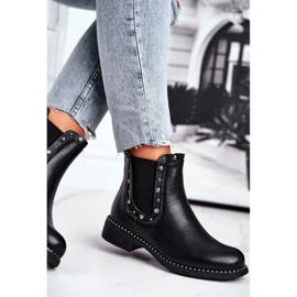 Cizme de damă negre pentru femei Jodhpur Vizibil negru 1