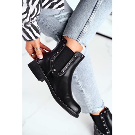 Cizme de damă negre pentru femei Jodhpur Vizibil negru 2