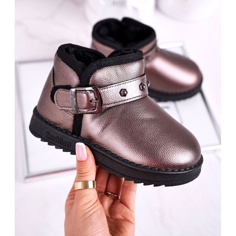 Apawwa Cizme calde pentru zăpadă pentru copii gri Jinnie multicolor 1 Apawwa Cizme calde pentru zăpadă pentru copii gri Jinnie multicolor 1