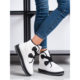 SHELOVET Cizme de zăpadă la modă alb 1