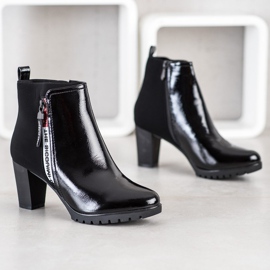 Gogo Cizme din piele brevetată negru 1 Gogo Cizme din piele brevetată negru 1