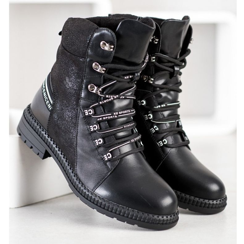 Gogo Lucrări înnodate frumos negru 2