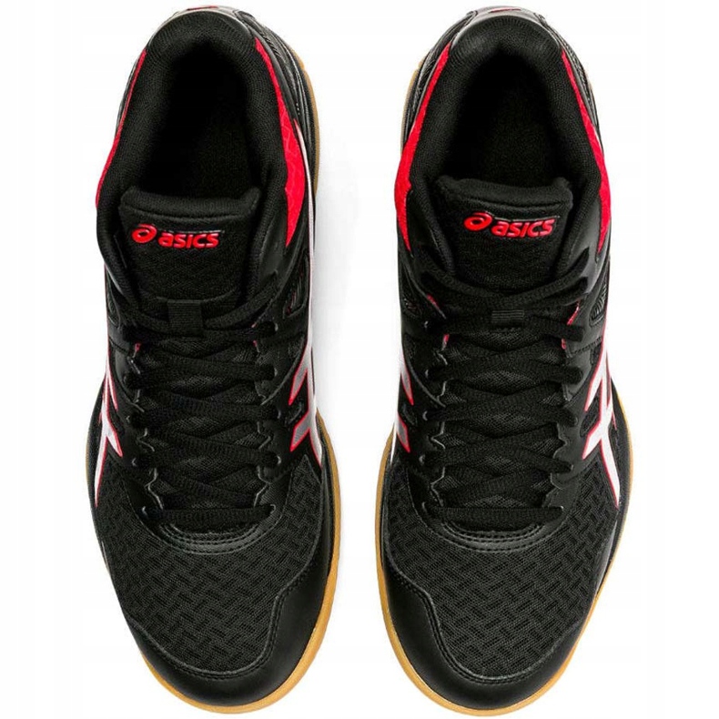 Pantofi de volei pentru bărbați Asics Gel-Task Mt 2 negru-roșu 1071A036 004 1