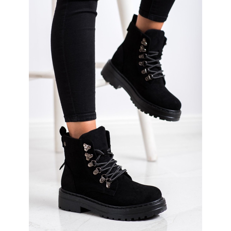 Bestelle Trappers On The Platform negru 1