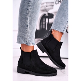 Cizme negre Shaggy negre pentru femei negru 1