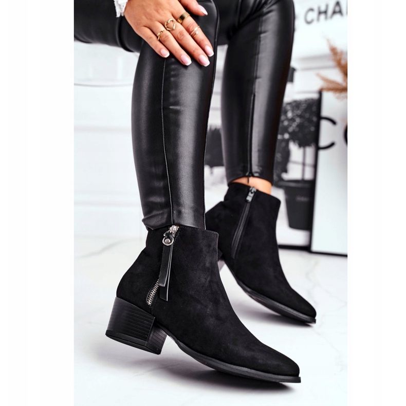 EVE Tocuri înalte izolate discret pentru femei negru 2