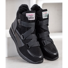 Gogo Pantofi sport la modă negru 1