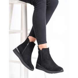 Gogo Cizme calde cu pană negru 2 Gogo Cizme calde cu pană negru 2