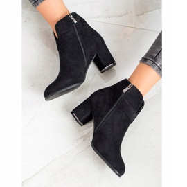 Wilady Cizme elegante cu cataramă negru 1