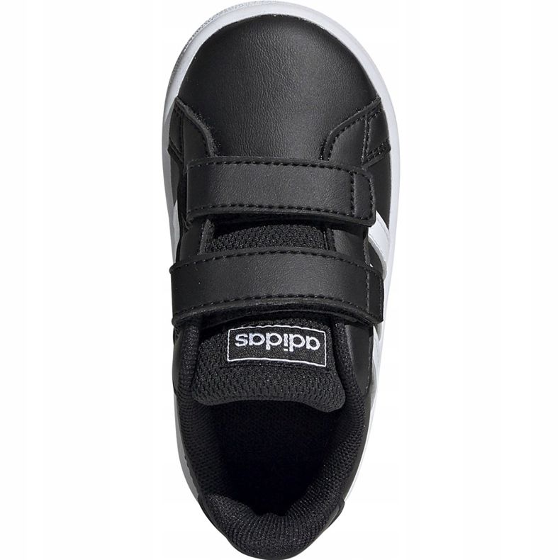 Pantofi pentru copii Adidas Grand Court I alb-negru EF0117 1