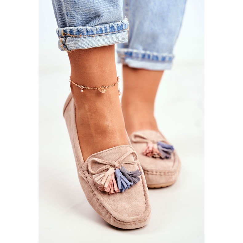 Evento Mocasini de damă Suede 20PB35-2003 Bej Donna Mia 3