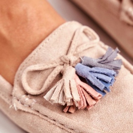 Evento Mocasini de damă Suede 20PB35-2003 Bej Donna Mia 5