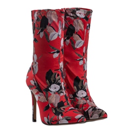 Ghete roșii cu șosetă Santana roșu 1