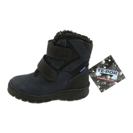 Cizme cu membrană Mazurek 1351 bleumarin negru albastru marin 4