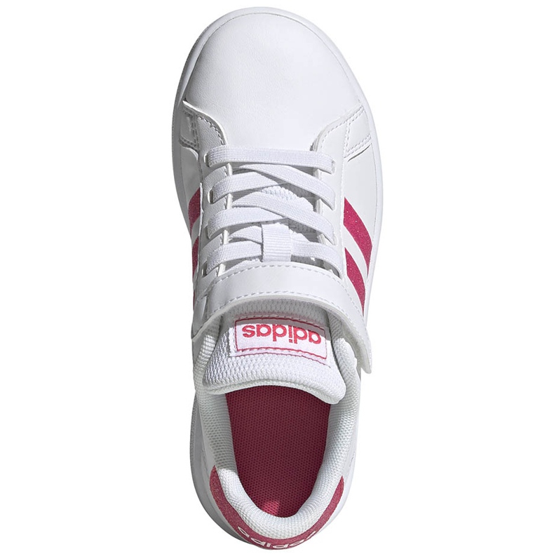 Pantofi copii Adidas Grand Court C alb-roz EG3811 1
